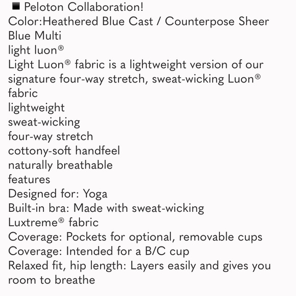 LULULEMON Athletica Tank Top / Bra Combo ~ SLAY THE STUDIO Size 8 ~ Medium - Picture 3 of 12